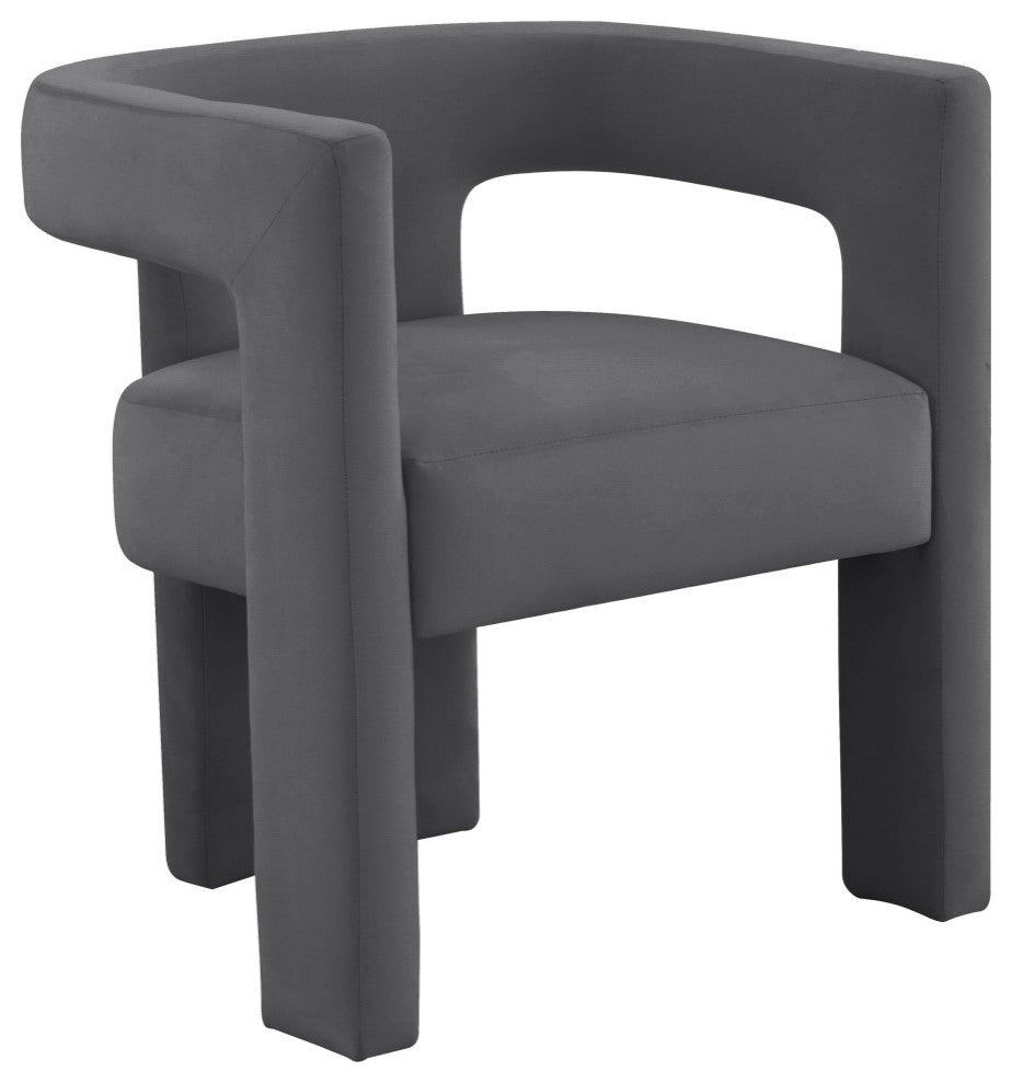 Sloane Dark Grey Velvet Chair