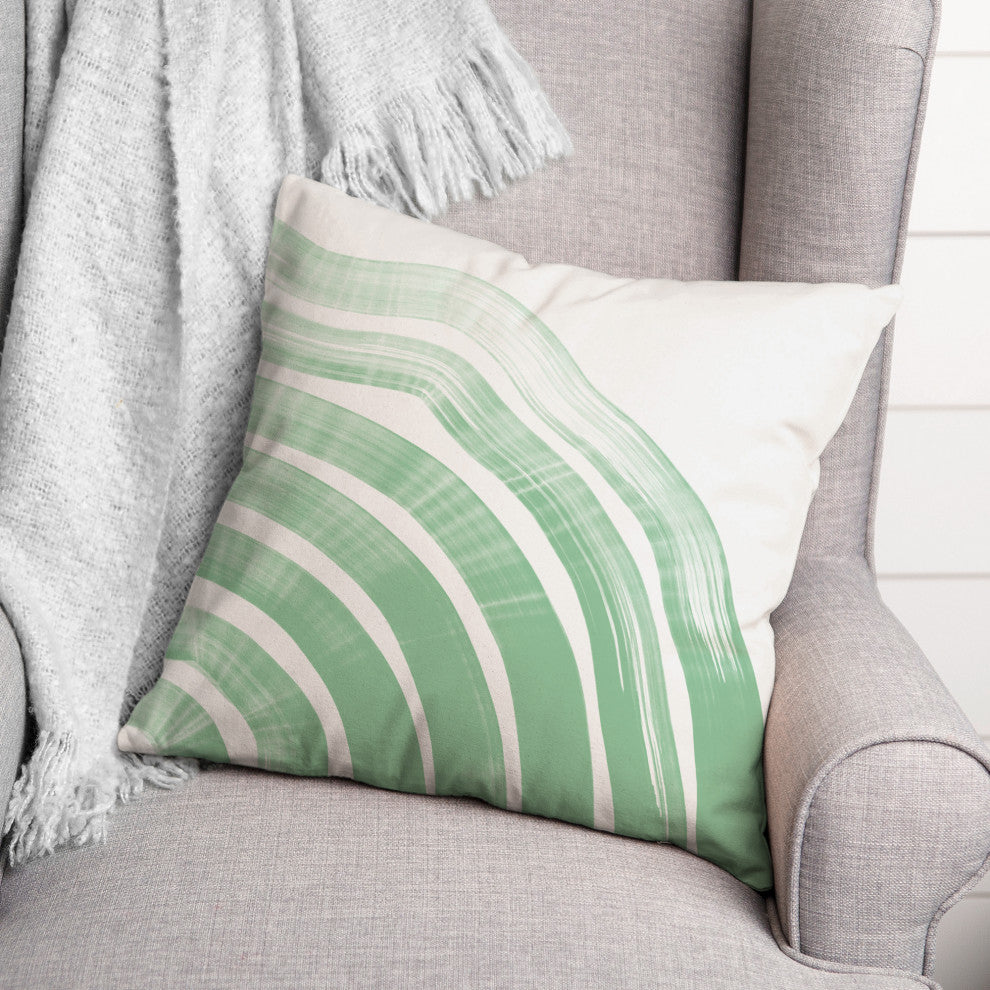 Green Arch 18x18 Indoor/Outdoor Pillow