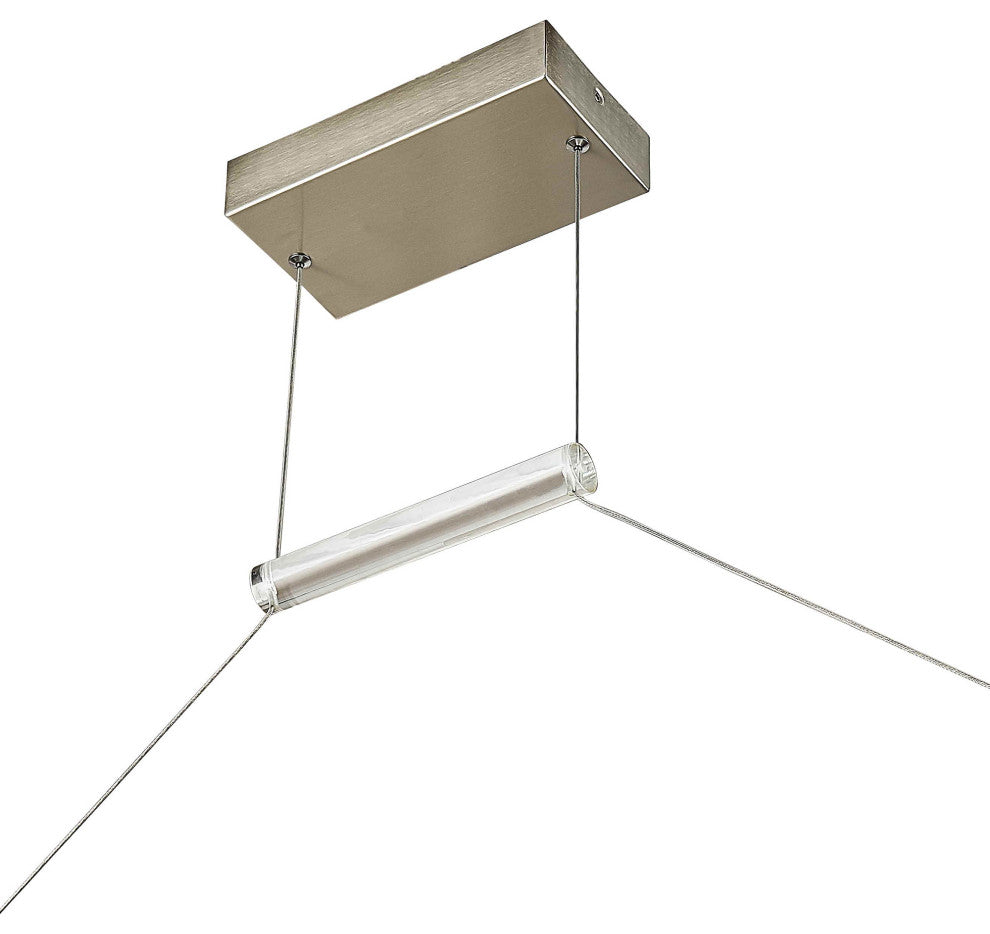 M1277 - 4 Light LED Array Pendant, wave design