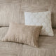Madison Park Walter 7 Piece Printed Seersucker Comforter Set, Taupe