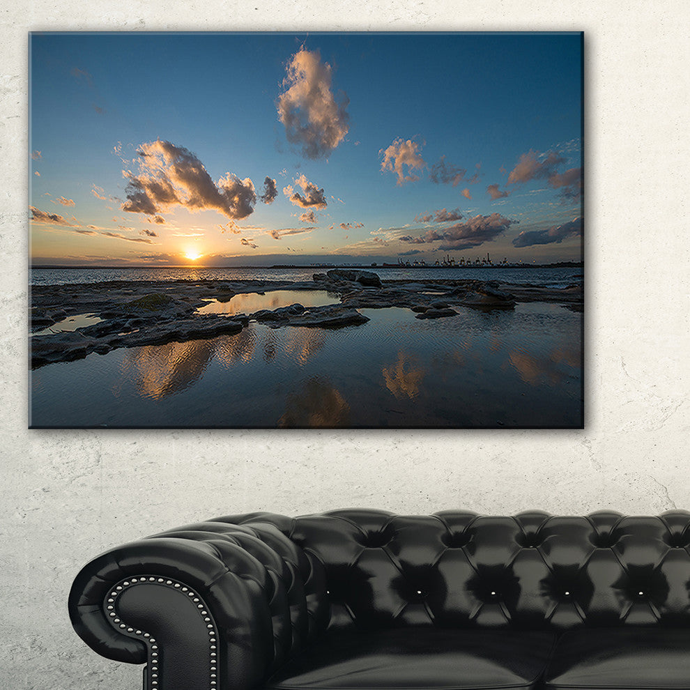 "Sunset at La Perhouse Beach" Canvas Print