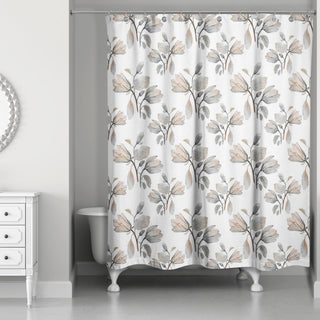 Floral Blossoms 2 71x74 Shower Curtain