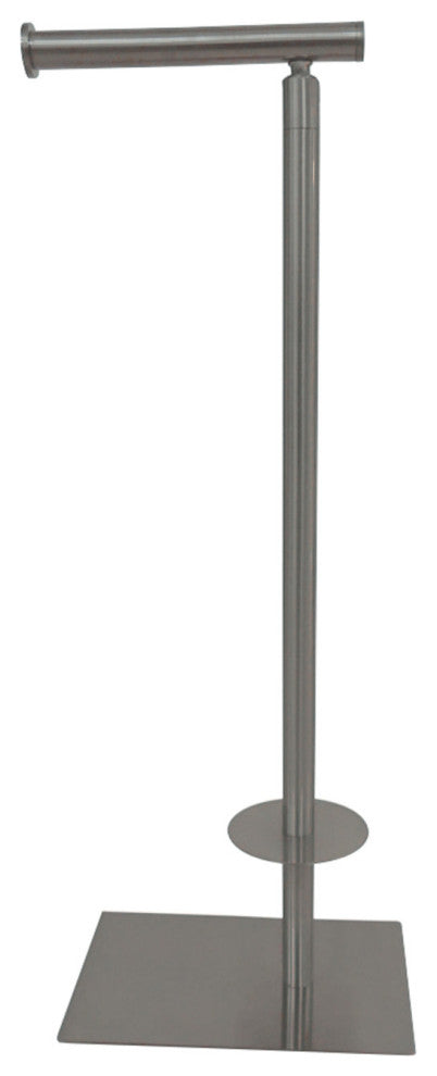 Kingston Brass Freestanding Toilet Paper Stand, Brushed Nickel