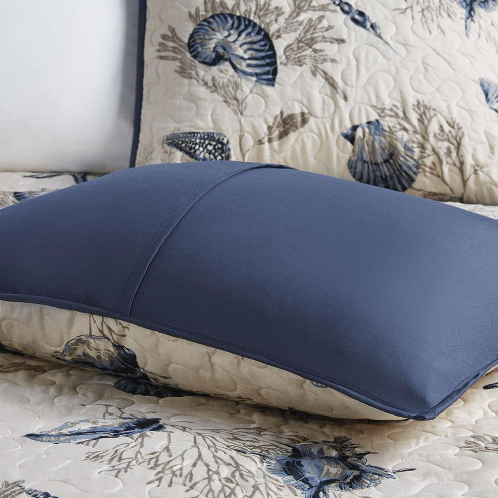 Brushed Microfiber Quilt Set with Throw Pillows