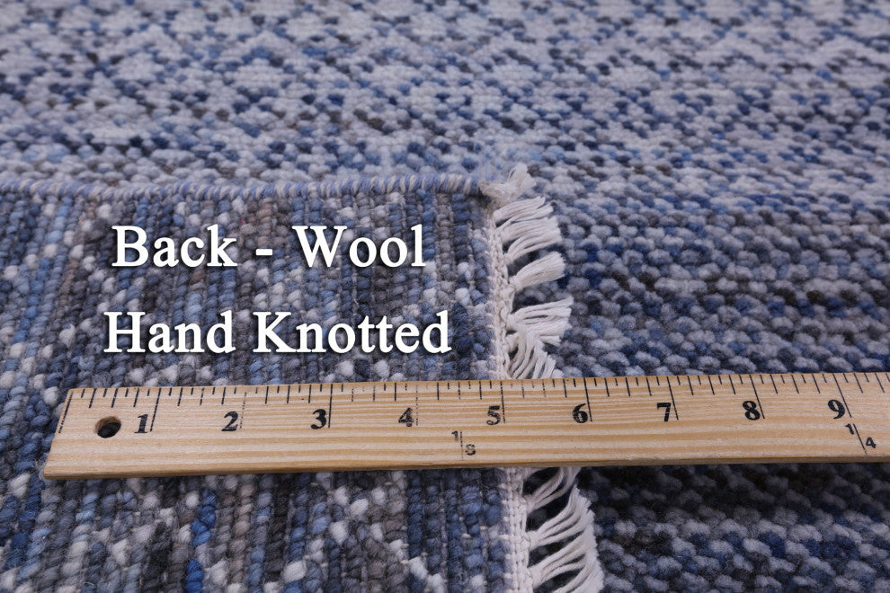 Savannah Grass Handmade Wool Rug 7' 8" X 10' 7" - Q13259
