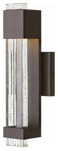 Outdoor Glacier Small Wall Mount in Bronze