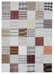 Rug N Carpet - Handmade Anatolian 5' 9'' x 7' 11'' Vintage Patchwork Kilim Rug
