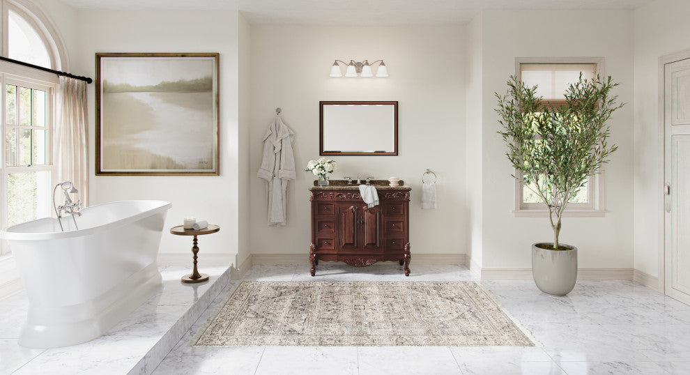 The Agnes Bathroom Vanity, Brown, 42", Single Sink, Freestanding