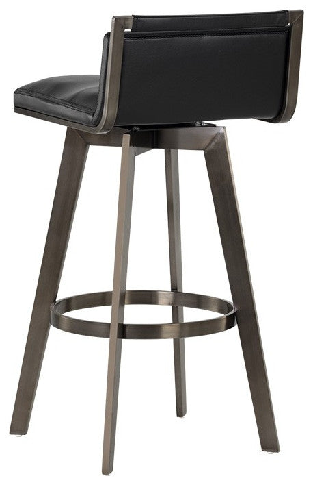 Arizona Swivel Barstool, Castillo Black