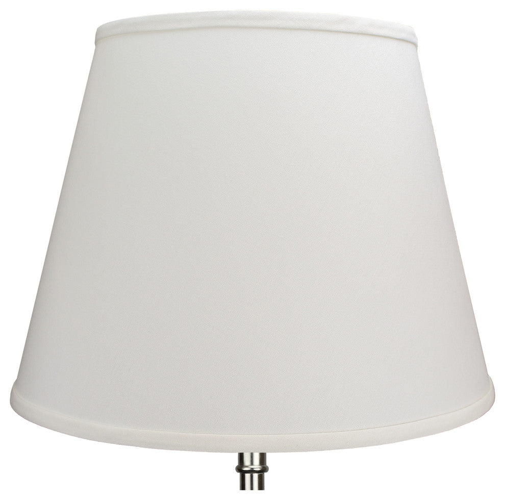 Fenchel Shades 11"x17"x13" Spider Attachment Empire Lamp Shade, Linen Cream