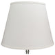 Fenchel Shades 11"x17"x13" Spider Attachment Empire Lamp Shade, Linen Cream