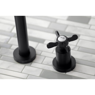 KS8020BEX Two-Handle Wall Mount Tub Faucet, Matte Black