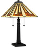 Quoizel Tiffany Two Light Table Lamp