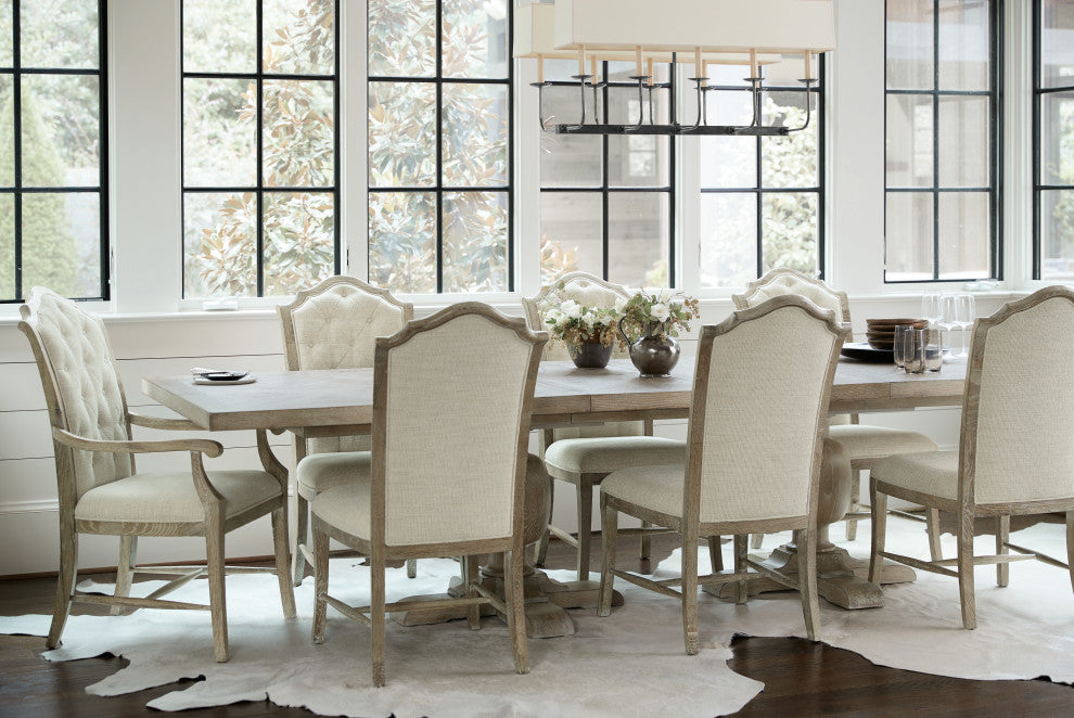 Bernhardt Rustic Patina Side Chair, Sand Finish