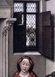 Robert Campin Madonna with the Child (detail), 18"x27" Gallery Wrapped Canvas