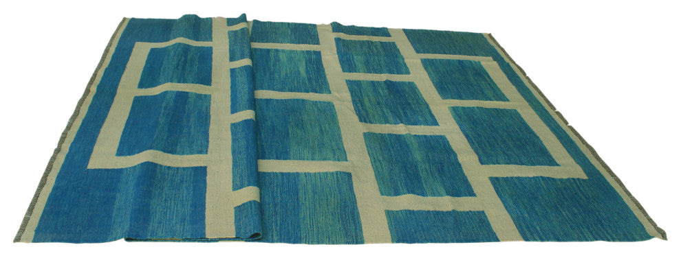 Winchester Kilim Gowon Blue Rug
