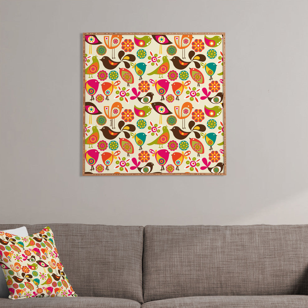 Deny Designs Valentina Ramos Little Birds Framed Wall Art