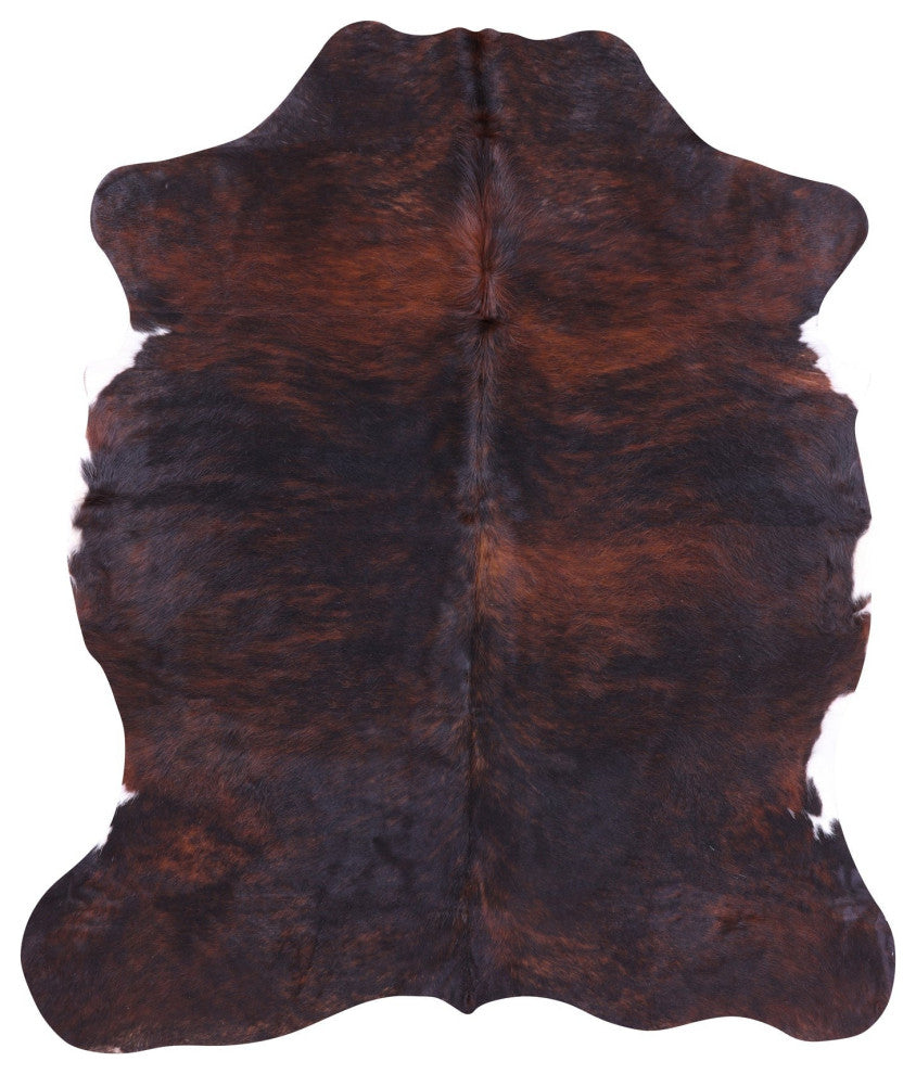 5' 11" X 5' 2" Natural Cowhide Rug C2298