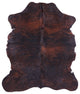 5' 11" X 5' 2" Natural Cowhide Rug C2298