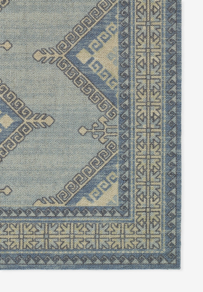 Momeni Anatolia Wool and Nylon Blue Area Rug 2'3" X 7'6" Runner