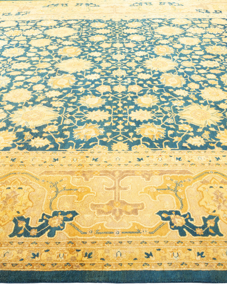 Mogul, One-of-a-Kind Hand-Knotted Area Rug Blue, 8'4"x10'7"