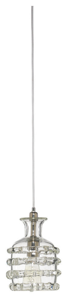 Ribbon 1-Light Glass Pendant
