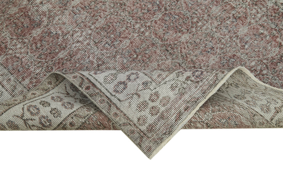 Rug N Carpet - Handmade Turkish 5' 3'' x 8' 6'' Unique Overdyed Rug