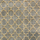 Golden Clove Blue and Beige Luxury Throw Pillow, 12"x20"