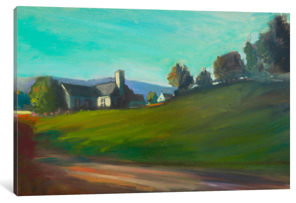 "Hillside Home" by Eddie Barbini, Canvas Print, 26"x18"