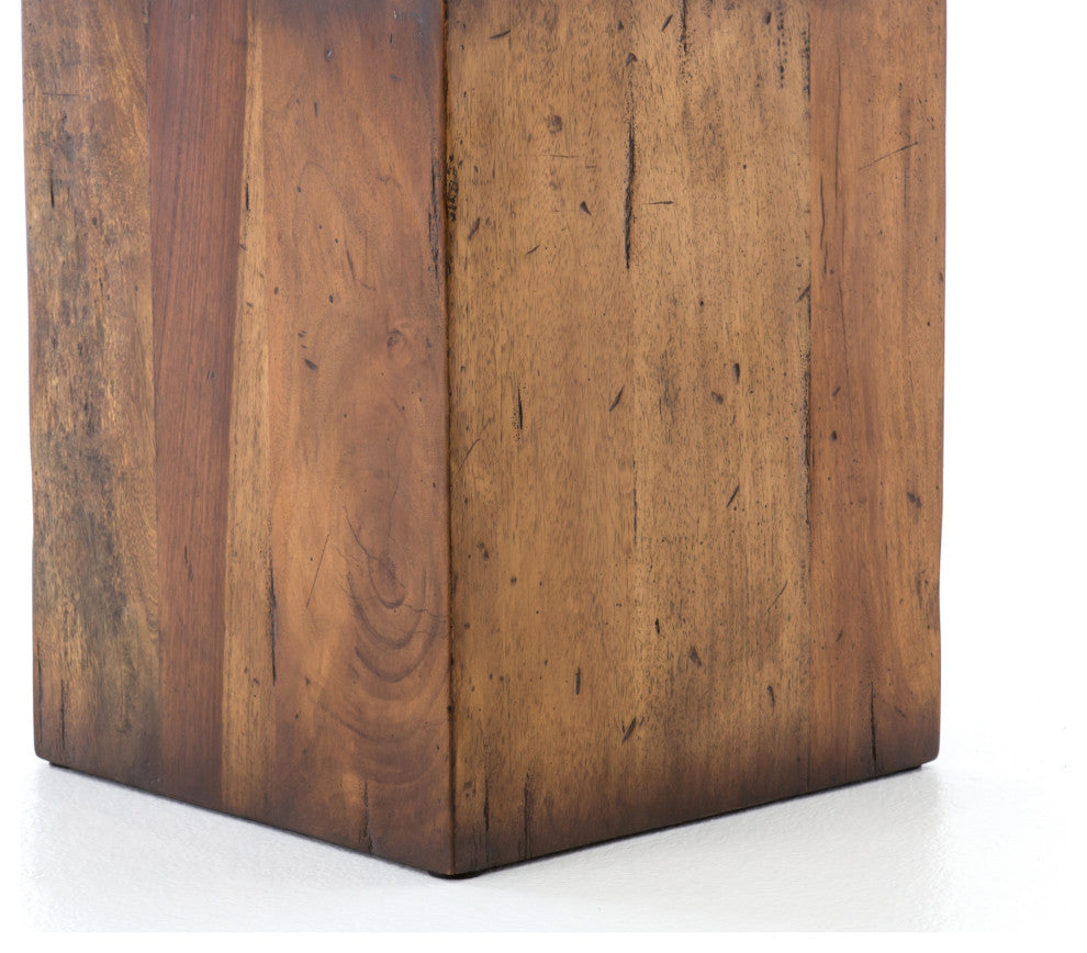 Duncan End Table-Reclaimed Fruitwood