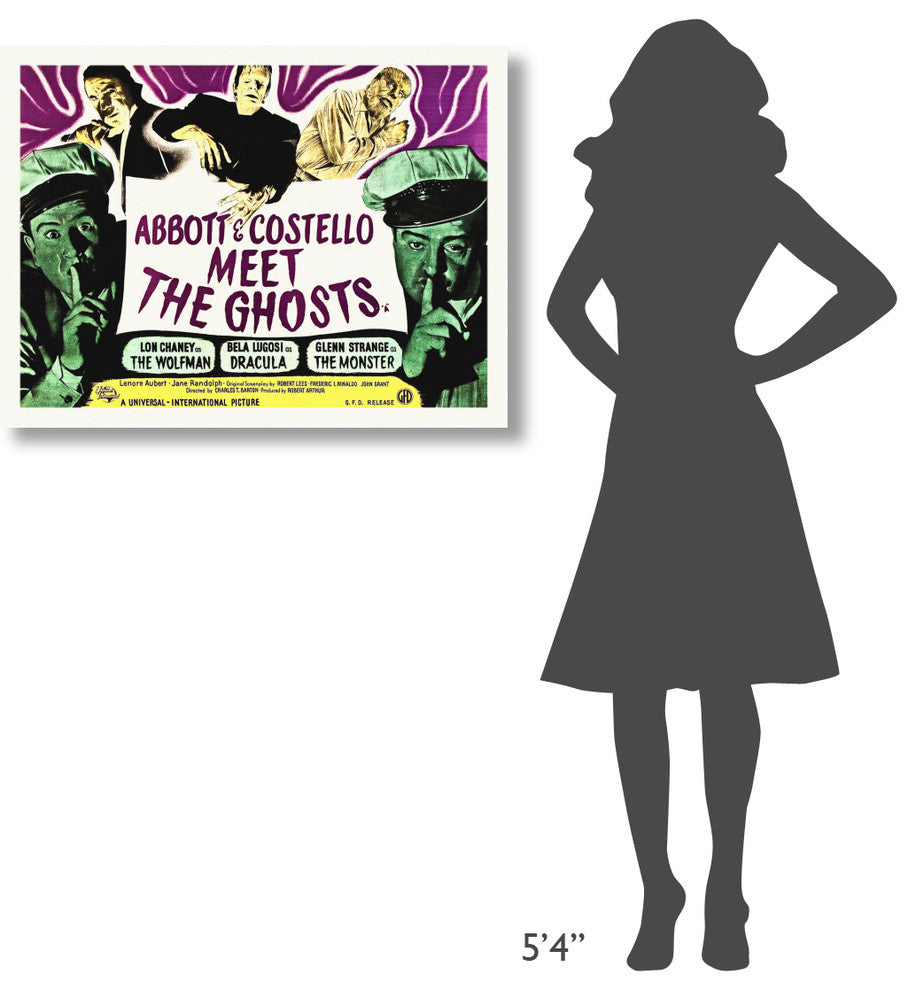 "Abbott & Costello - Meet The Ghosts" Canvas by Hollywood Photo Archive, 36x27"