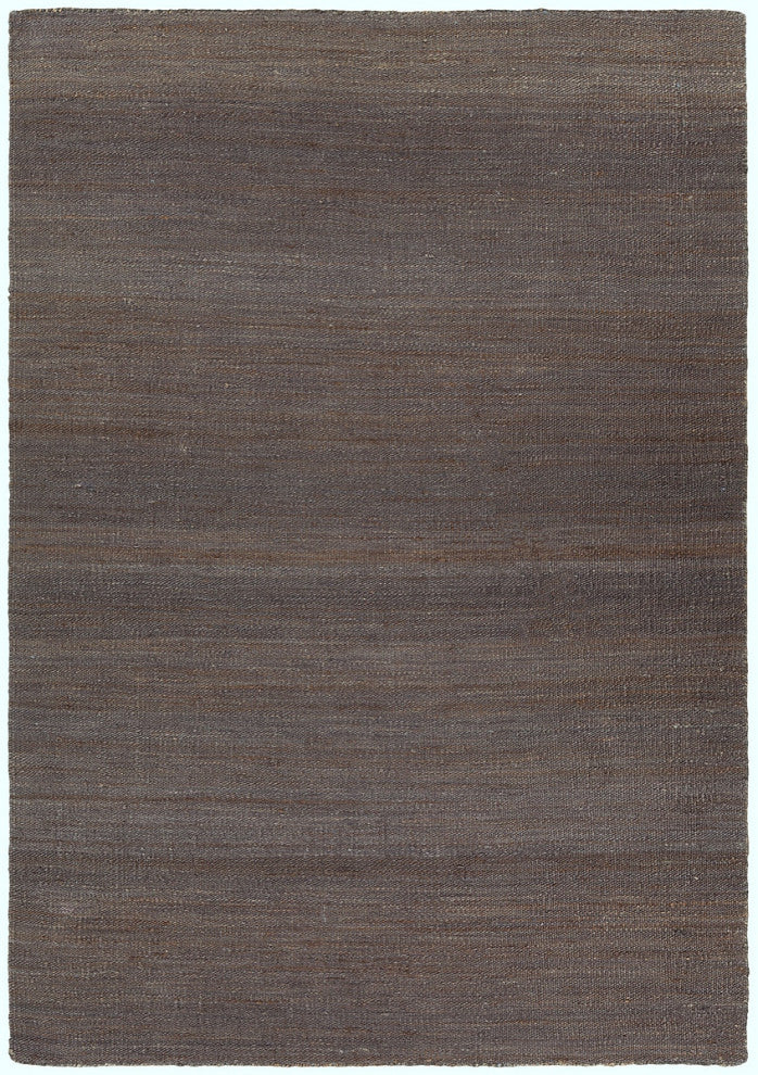Mabel Handwoven Contemporary Rug, Gray, Rectangular 5'x7'6