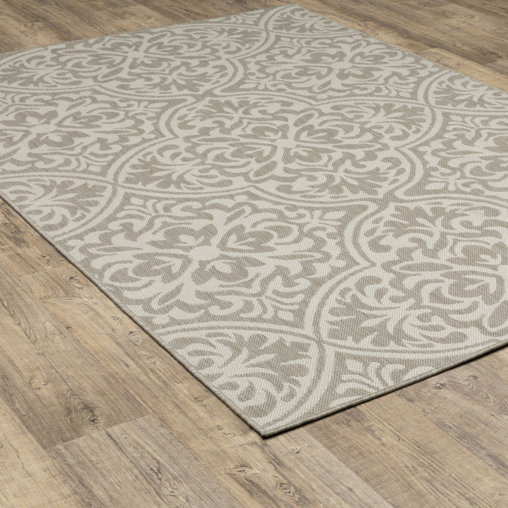 Oriental Weavers PORTO 1831H 3' 3"x5' Gray Rug