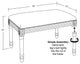 Blue Plaid Upholstered Wooden Bench, Antique White Wash
