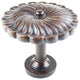 Large Sierra Drapery Medallion Holdback, Mahogany