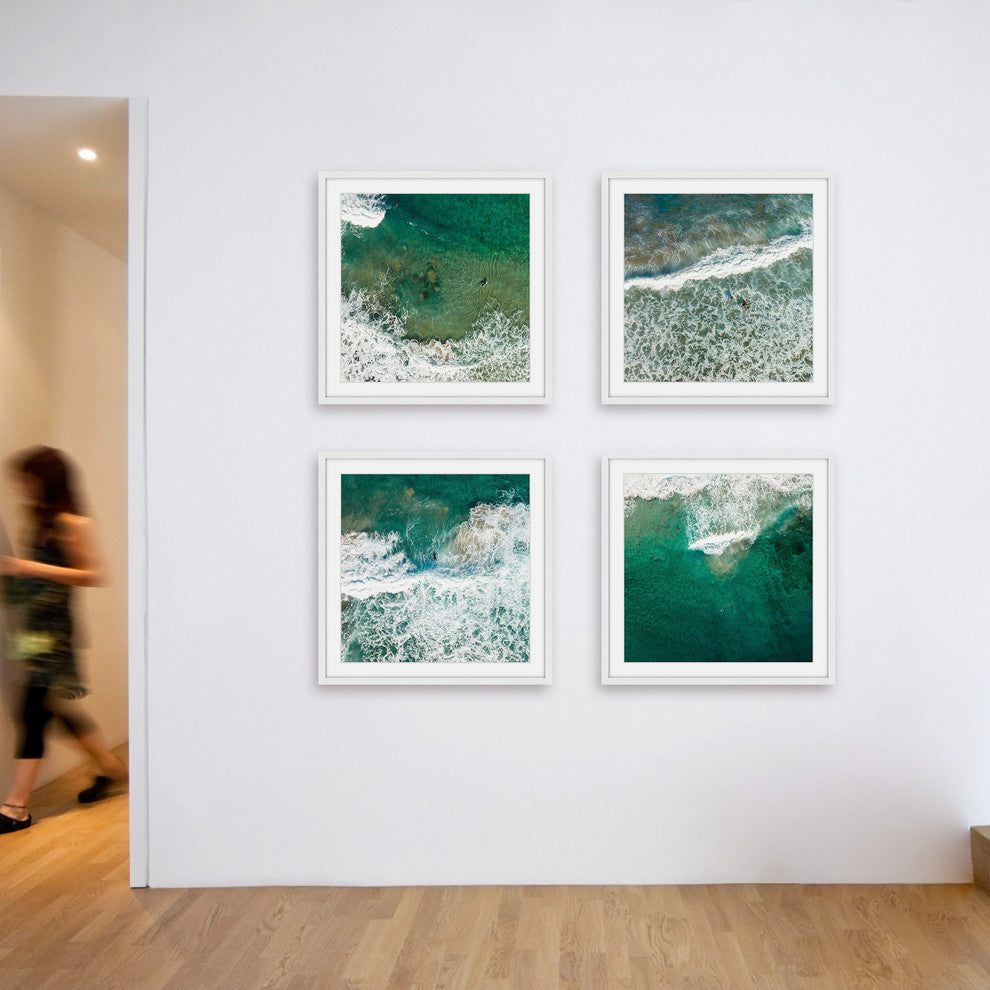 Splashing Surf Quadriptych, 36x36