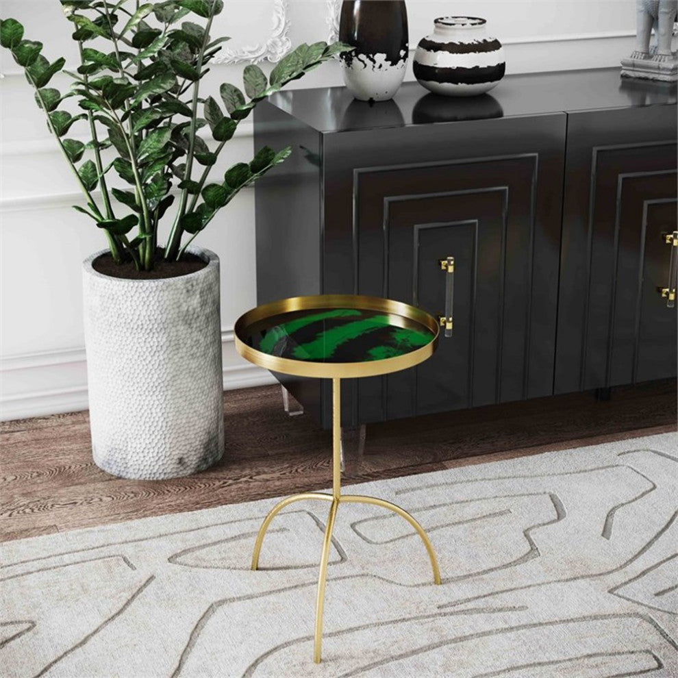 Modern Black Buffet, 3 Door Cabinet, Glam Sideboard, TV Stand Media Unit