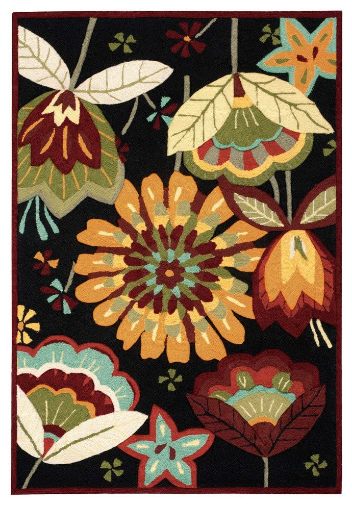 Nourison FANTASY 327 BLACK RUG