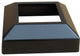 Contractor Deck Railing Aluminum 3x3 Post Base Cover, H Black, Low Profile