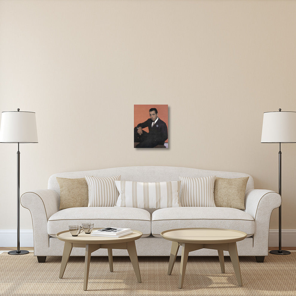 "Humphrey Bogart" Stretched Canvas Giclee by Hollywood Photo Archive, 17"x22"