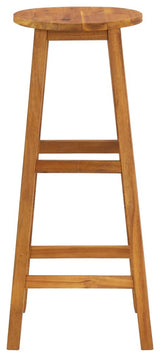 vidaXL Bar Stools 4 pcs Solid Acacia Wood
