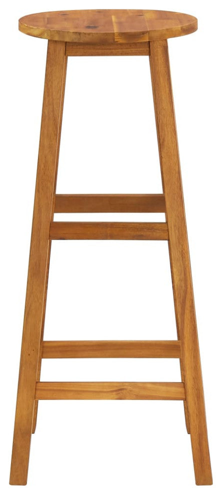 vidaXL Bar Stools 4 pcs Solid Acacia Wood