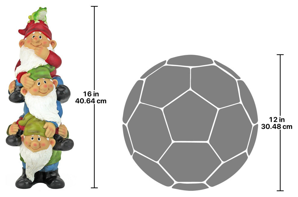 Tower of Three Gnomes and Frog Statue