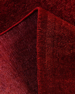 Overdyed, One-of-a-Kind Hand-Knotted Area Rug Rust, 2'6"x9'4"