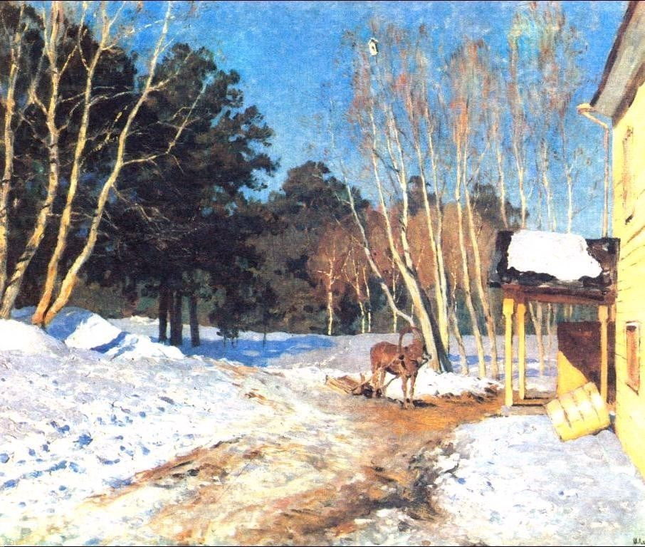 Isaac Ilich Levitan March Wall Decal