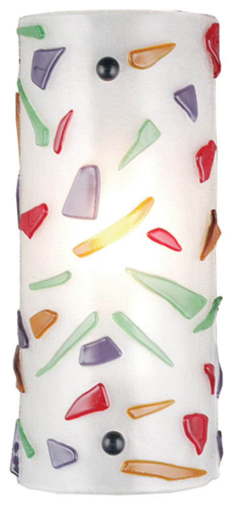 5"W Metro Fusion Pebbles Wall Sconce