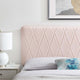 Headboard, King Size, Velvet, Pink, Modern Contemporary, Bedroom Master Suite