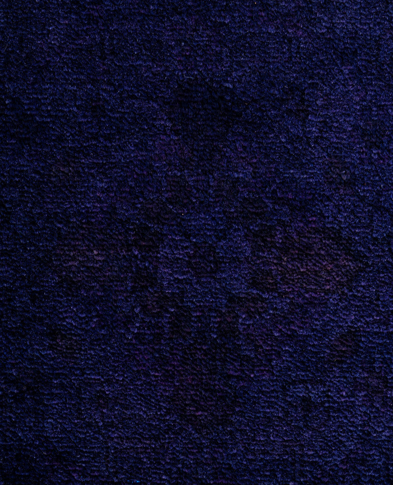 Overdyed One-of-a-Kind Hand-Knotted Area Rug Purple, 2' 6" x 14' 1"