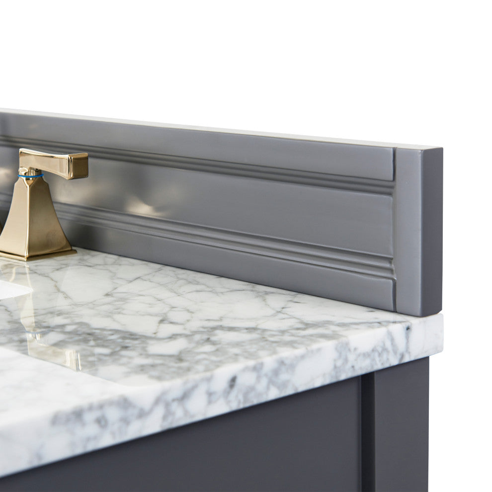 Adeline Vanity Set, Sapphire Gray, 60", Double Sink