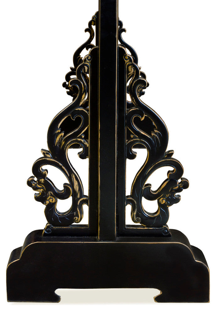 31" Bronze Gong With Dragon Stand